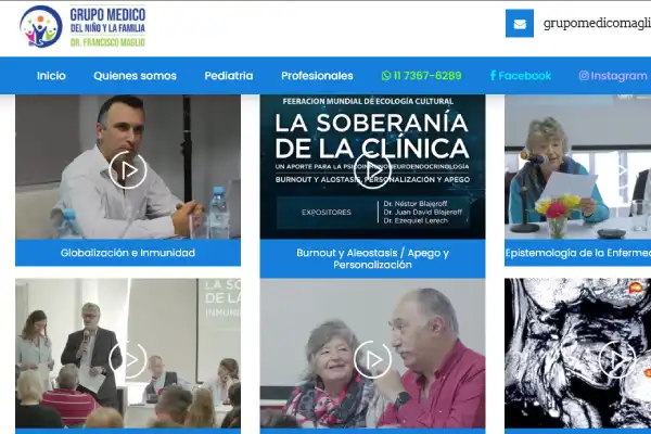 Sitio web grupo de distribución y servicios