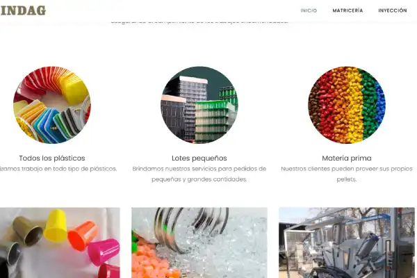 Sitio web empresa de servicios industriales