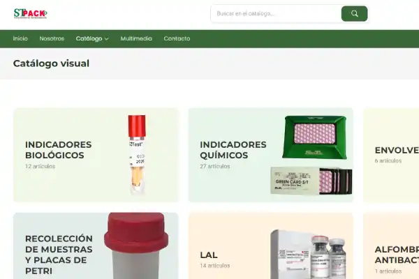 Sitio web empresa de packaging y envases plásticos